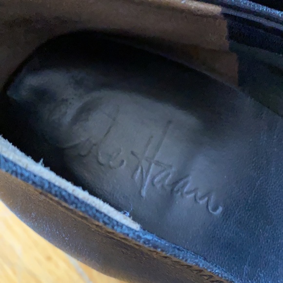 Cole Haan leather/patten leather Mary Jane wedge with Nike Air soles - Picture 3 of 10